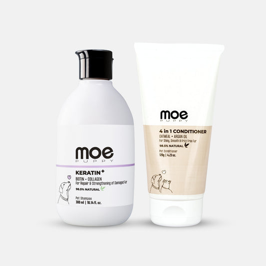 Keratin plus & 4 in 1 Conditioner Combo