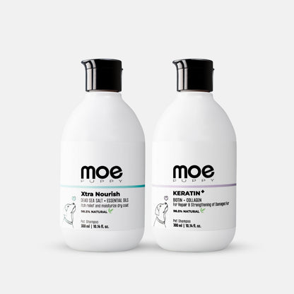 Keratin+  Shampoo & Xtra Nourish Pet Shampoo Combo