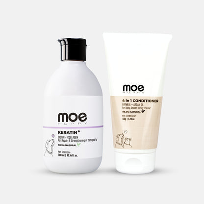 Keratin plus & 4 in 1 Conditioner Combo