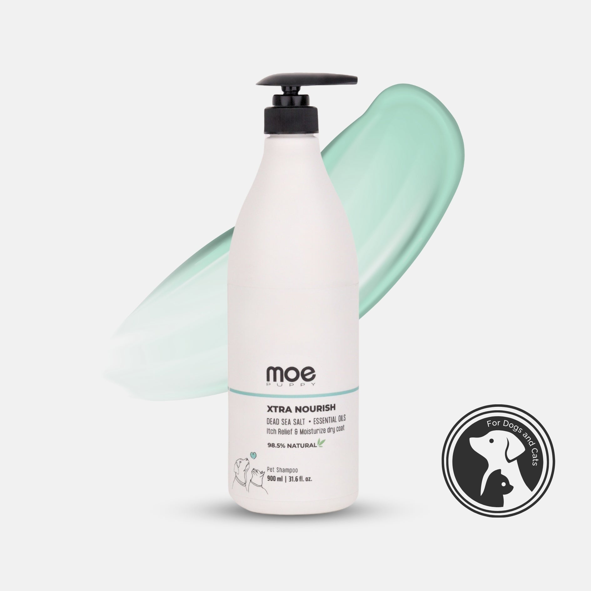Xtra Nourish Medicated Shampoo for Dogs & Cats | 900ml