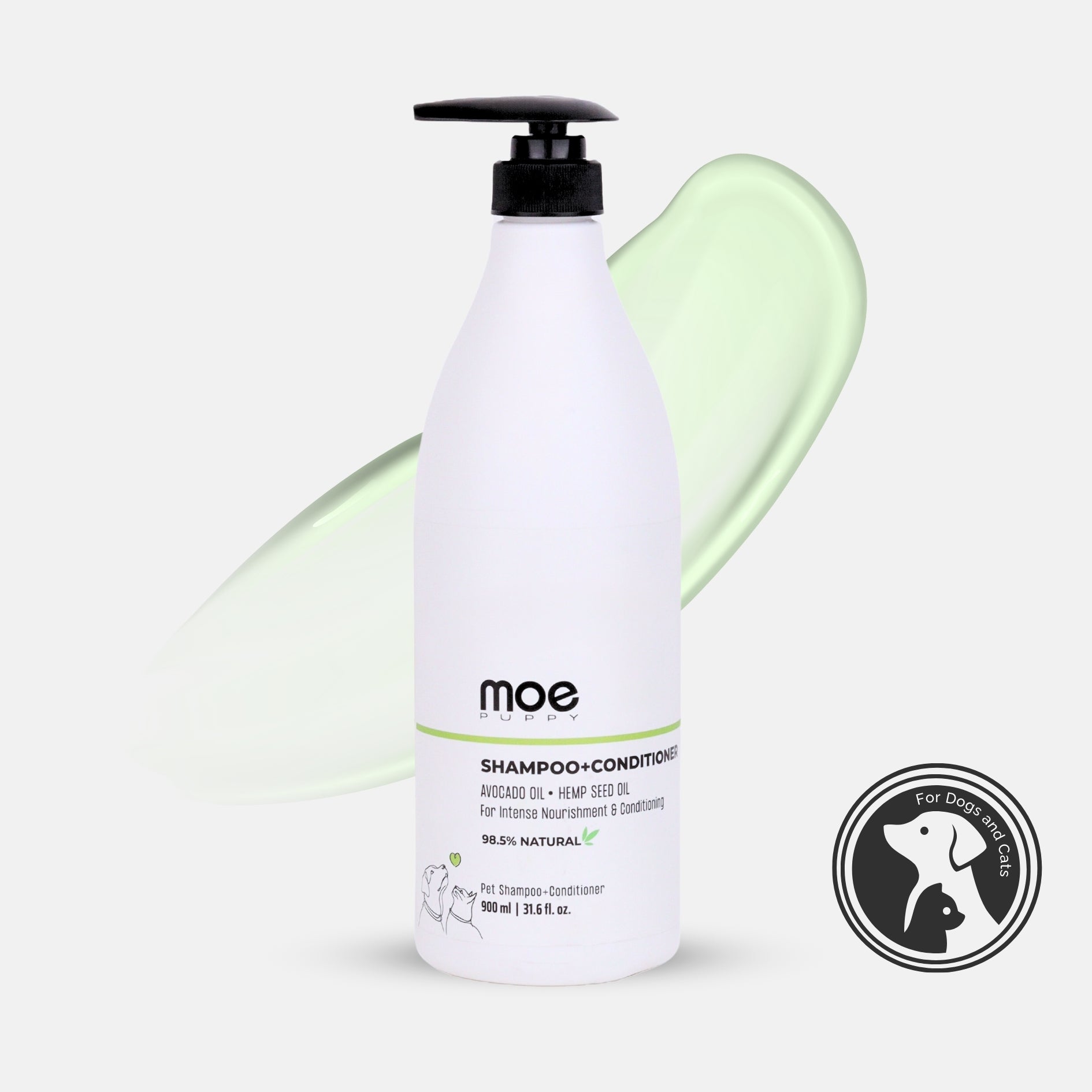 2 in 1 Shampoo plus Conditioner for Pets | 900ml