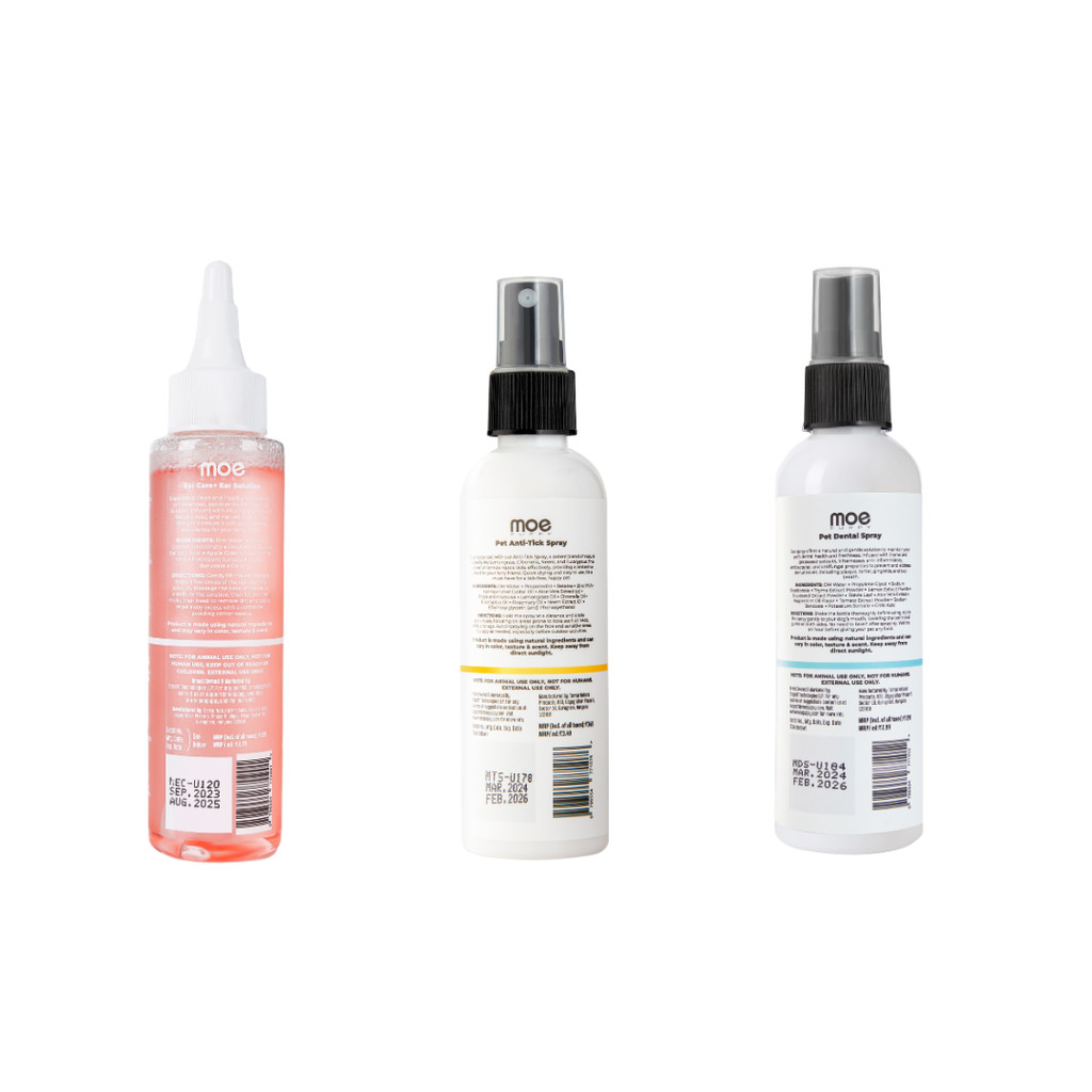 3-in-1 Hygiene & Protection kit | Ear Care, Dental & Tick Spray