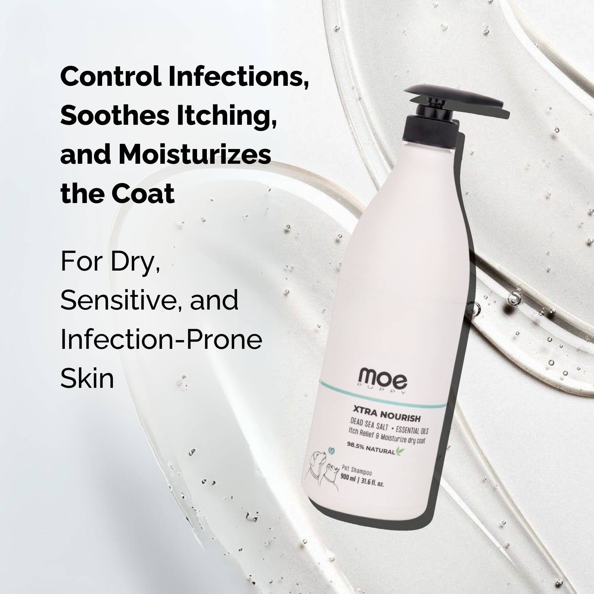 Xtra Nourish Medicated Shampoo for Dogs & Cats | 900ml