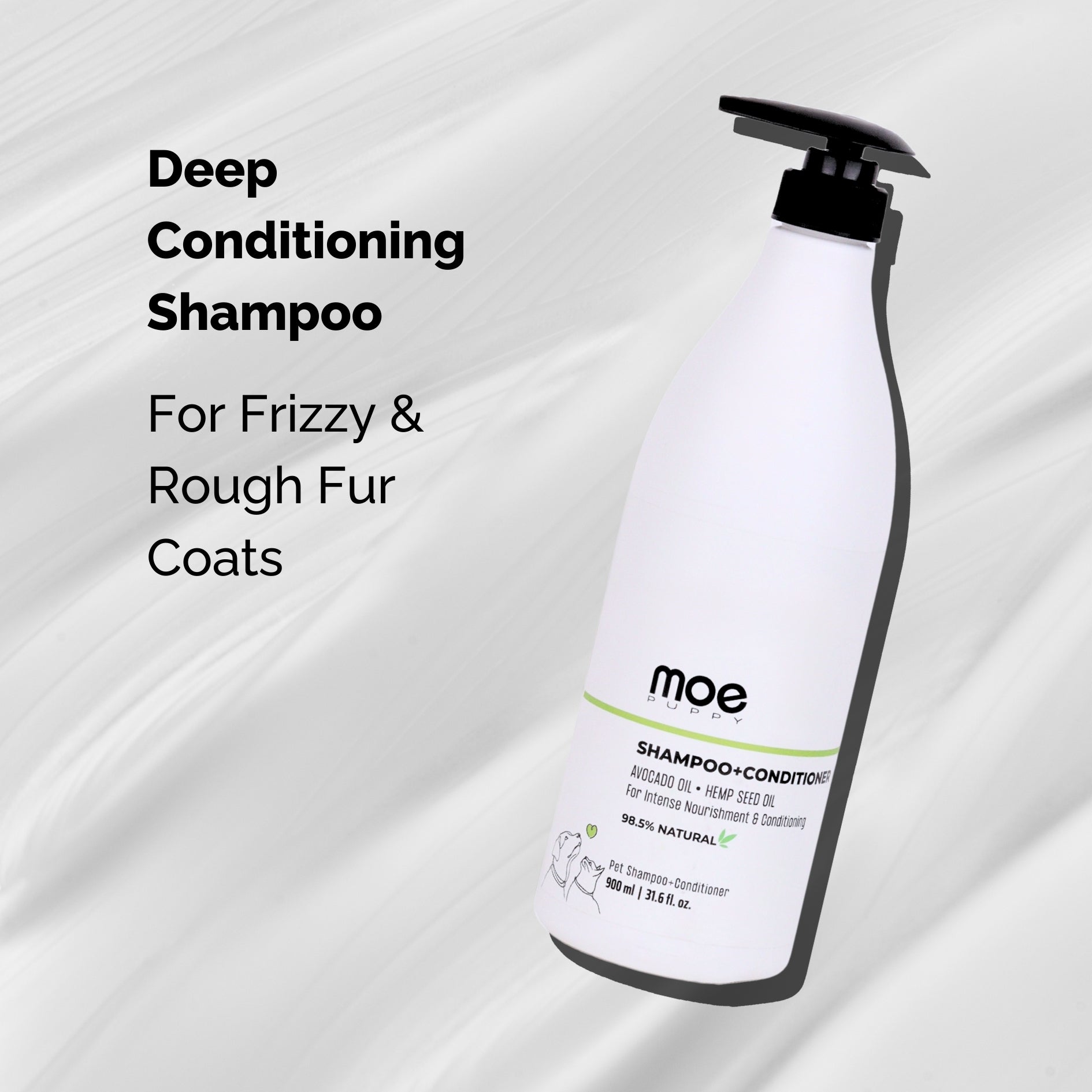 2 in 1 Shampoo plus Conditioner for Pets | 900ml