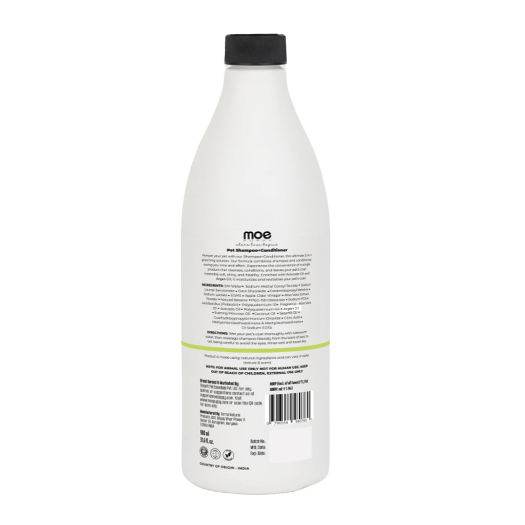 2 in 1 Shampoo plus Conditioner for Pets | 900ml
