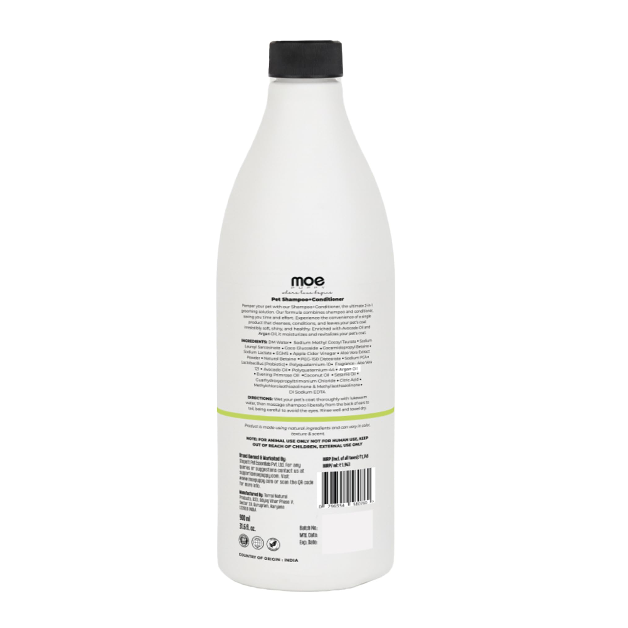 2 in 1 Shampoo plus Conditioner for Pets | 900ml