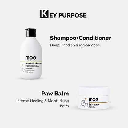 Fur Essential Kit key purpose have shampoo and Palm balm