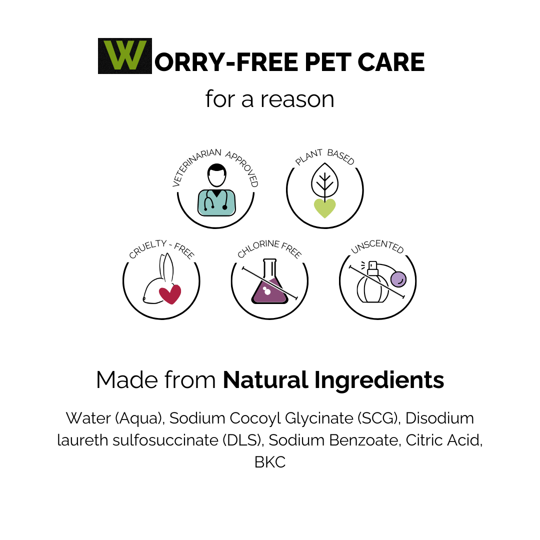 Pet Safe Disinfectant Spray worry free pet caremade from natural ingredients