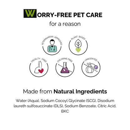 Pet Safe Disinfectant Spray worry free pet caremade from natural ingredients