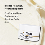 Moe Puppy Paw Balm, Paw cream for dogs, Intense healing and moisturizing balm