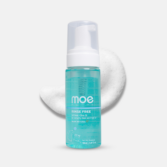 Moe Puppy Rinse Free - Dry Shampoo for Dogs & Cats