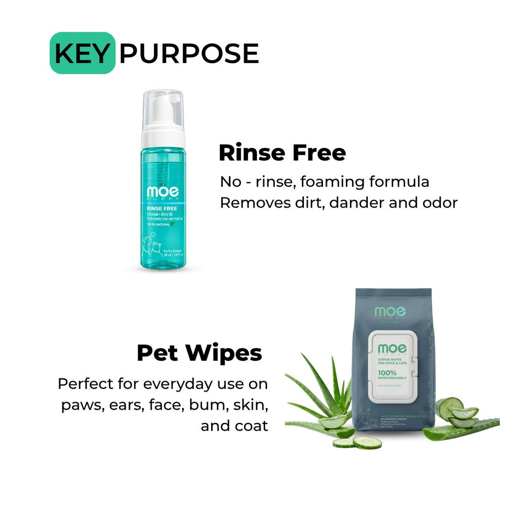 Rinse Free Grooming Combo